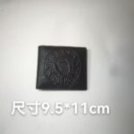 Chrome Hearts クロムハーツ 二つ折り財布 本革 ケース付き