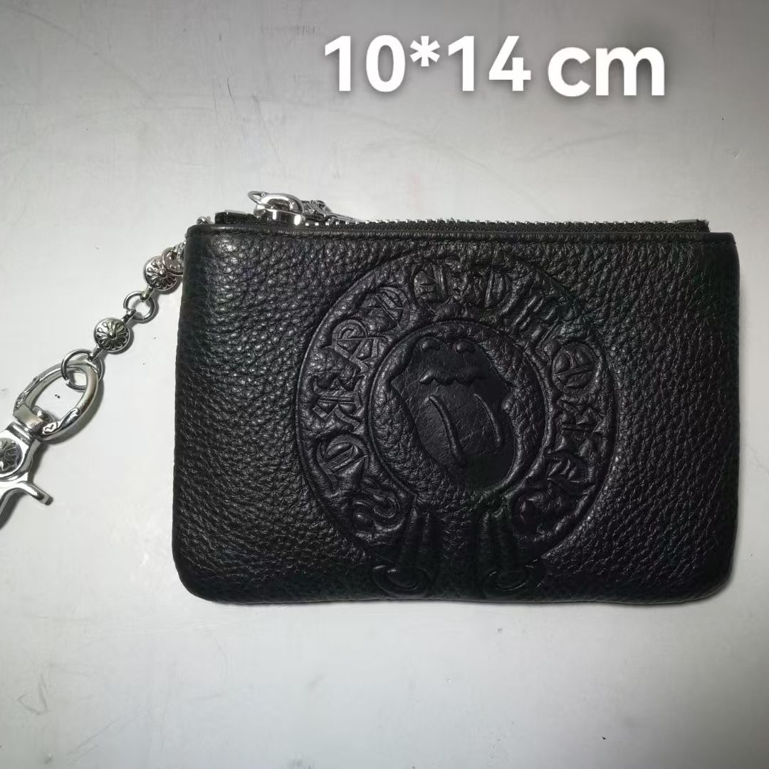 0001 Chrome Hearts クロムハーツ 小銭入れ 本革 ケース付き - 画像 (1)