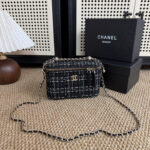 CHANEL プレゼント用 コットンツイード シャネル風ボックスバッグ 18*9*12CM - 画像 (5)