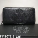Chrome Hearts クロムハーツ 長財布 本革 ケース付き