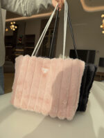 Prada プラダ ファーサンダルトートバッグ 33x24cm ノベルティ - 画像 (8)