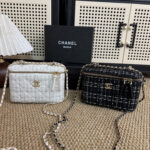 CHANEL プレゼント用 コットンツイード シャネル風ボックスバッグ 18*9*12CM - 画像 (2)