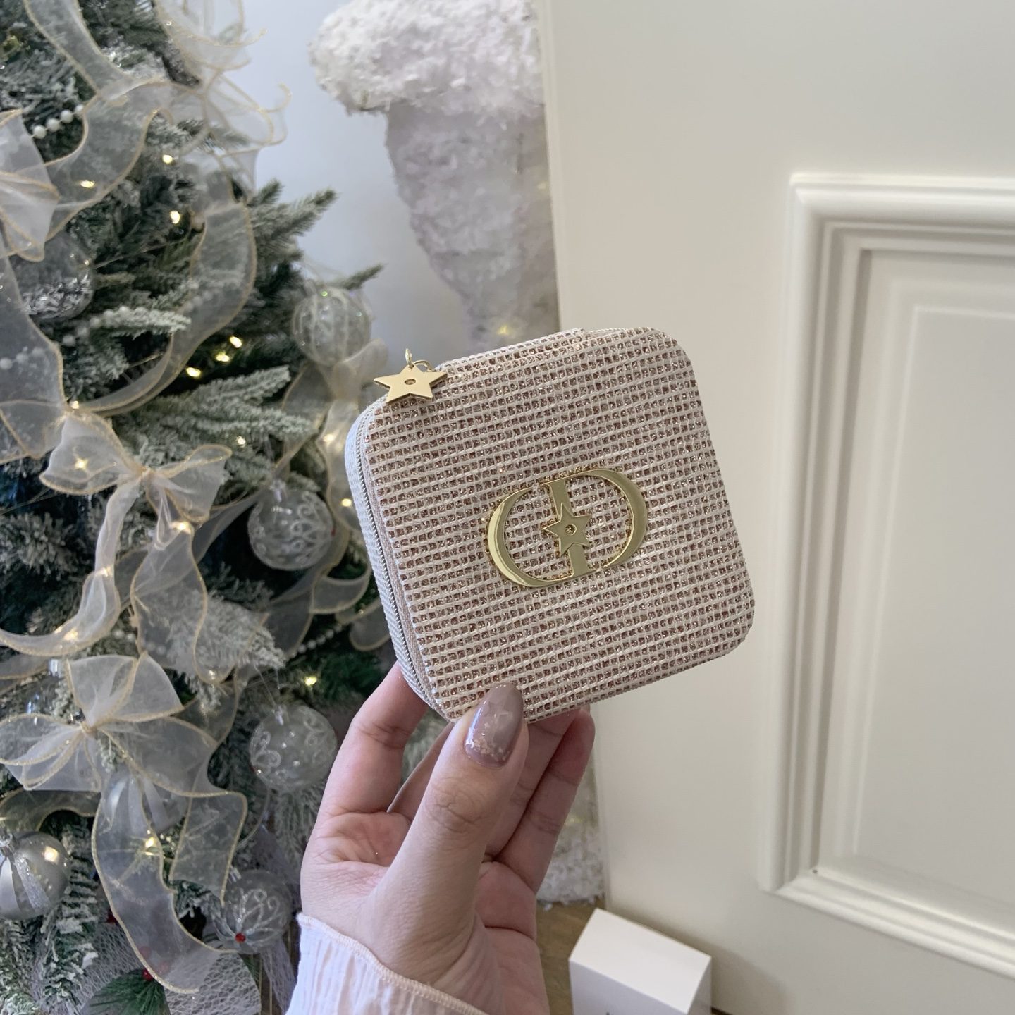0002 DIOR アクセサリー 収納ボックスとポーチ クリスマス限定 - 画像 (1)