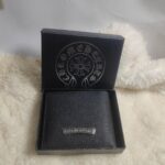 Chrome Hearts クロムハーツ 二つ折り財布 本革 ケース付き - 画像 (4)
