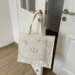 DIOR  ビューティー メイクアップカウンター ノベルティ商品レースネットトートバッグ 41*38*15cm - 画像 (3)