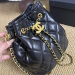 Chanel ゴールドコイン バケットバッグ ノベルティ 21*14*21cm - 画像 (7)
