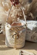 Diorディオール香水カウンター限定プレゼント ワンピース編み水筒バッグ ノベルティ 23*19*12cm - 画像 (4)
