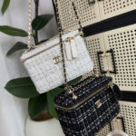 CHANEL プレゼント用 コットンツイード シャネル風ボックスバッグ 18*9*12CM - 画像 (8)