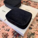 CHANEL ベルベット化粧ポーチ 22*5.5*17cm - 画像 (9)