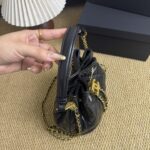 Chanel ゴールドコイン バケットバッグ ノベルティ 21*14*21cm - 画像 (8)