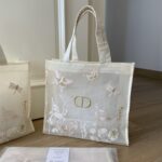 DIOR  ビューティー メイクアップカウンター ノベルティ商品レースネットトートバッグ 41*38*15cm - 画像 (5)