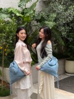 CHANEL Denim Makeup Collection デニム リュック ノベルティ - 画像 (9)