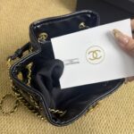 Chanel ゴールドコイン バケットバッグ ノベルティ 21*14*21cm - 画像 (6)