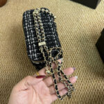 CHANEL プレゼント用 コットンツイード シャネル風ボックスバッグ 18*9*12CM - 画像 (11)