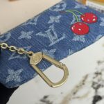 LV デニム 長財布 名刺入れ 小銭入れ ケース付き 60017 19*10*1cm - 画像 (5)