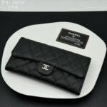 Chanel 長財布 二つ折り財布 ケース付き A80758 10.5*3cm - 画像 (4)