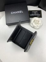 Chanel 三つ折り財布 ケース付き 0956 10*11cm - 画像 (6)