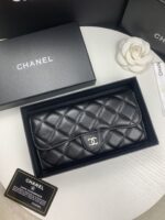 Chanel 長財布 二つ折り財布 ケース付き 80758 19*10 - 画像 (3)