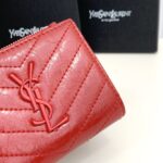 YSL 二つ折り財布 ケース付き 7045 11*9*2cm - 画像 (8)