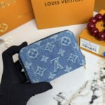 LV デニム 長財布 名刺入れ 小銭入れ ケース付き 60017 19*10*1cm - 画像 (11)