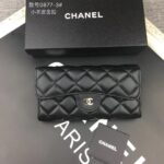 Chanel 三つ折り財布 ケース付き 羊革 0877 19.5*10*5 - 画像 (4)