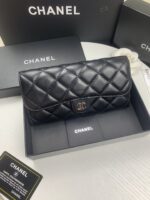 Chanel 長財布 二つ折り財布 ケース付き 80758 19*10 - 画像 (4)