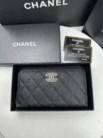 CHANEL 長財布 二つ折り財布 ケース付き 2741 10*19.5*2.5cm - 画像 (10)