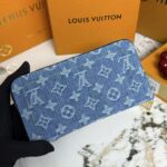 LV デニム 長財布 名刺入れ 小銭入れ ケース付き 60017 19*10*1cm - 画像 (3)