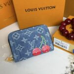 LV デニム 長財布 名刺入れ 小銭入れ ケース付き 60017 19*10*1cm - 画像 (14)
