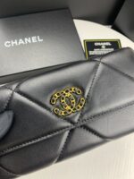 Chanel 長財布 二つ折り財布 ケース付き 0955 10*19.5*2.5cm - 画像 (16)