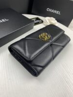 Chanel 長財布 二つ折り財布 ケース付き 0955 10*19.5*2.5cm - 画像 (12)