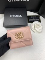 Chanel 三つ折り財布 ケース付き 0956 10*11cm - 画像 (12)