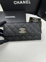 CHANEL 長財布 二つ折り財布 ケース付き 2741 10*19.5*2.5cm - 画像 (16)