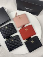 Chanel Gucci 二つ折り財布 ケース付き 474747 12*9.5cm