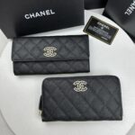 CHANEL 長財布 二つ折り財布 ケース付き 2741 10*19.5*2.5cm