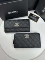 CHANEL 長財布 二つ折り財布 ケース付き 2741 10*19.5*2.5cm