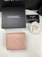 Chanel 三つ折り財布 ケース付き 0956 10*11cm - 画像 (18)