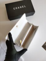 Chanel 二つ折り財布 長財布 ケース付き 50096 10.5*19*3cm - 画像 (6)
