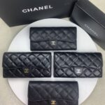 Chanel 長財布 二つ折り財布 ケース付き 80758 19*10