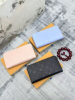 lv 長財布 雪タイプ ケース付き 60017 19.5*10.5*2.5cm