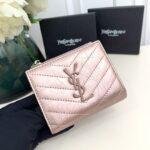 YSL 二つ折り財布 ケース付き 7045 11*9*2cm - 画像 (7)