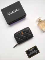 Chanel 名刺入れ 小銭入れ ケース付き 羊革 AP0216 10_9cm - 画像 (4)