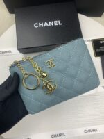 Chanel 名刺入れ 小銭入れ ケース付き 50167 14*10*1 - 画像 (5)