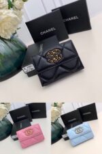 Chanel 三つ折り財布 0868 10.5_7.5cm
