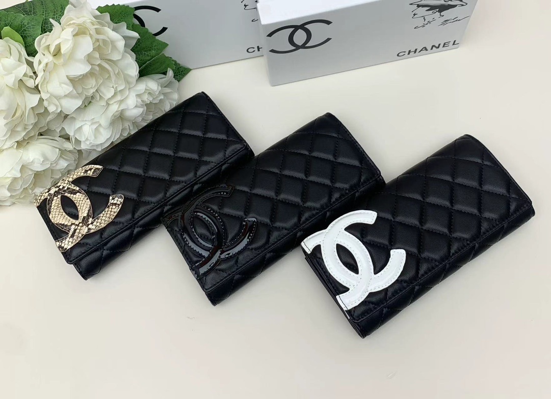 027_ZT Chanel 二つ折り財布 長財布 ケース付き 2012 19.5*10.5cm - 画像 (1)