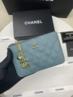 Chanel 名刺入れ 小銭入れ ケース付き 50167 14*10*1 - 画像 (6)