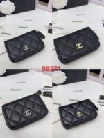 Chanel 名刺入れ 小銭入れ ケース付き 69271 7.5*2*11cm