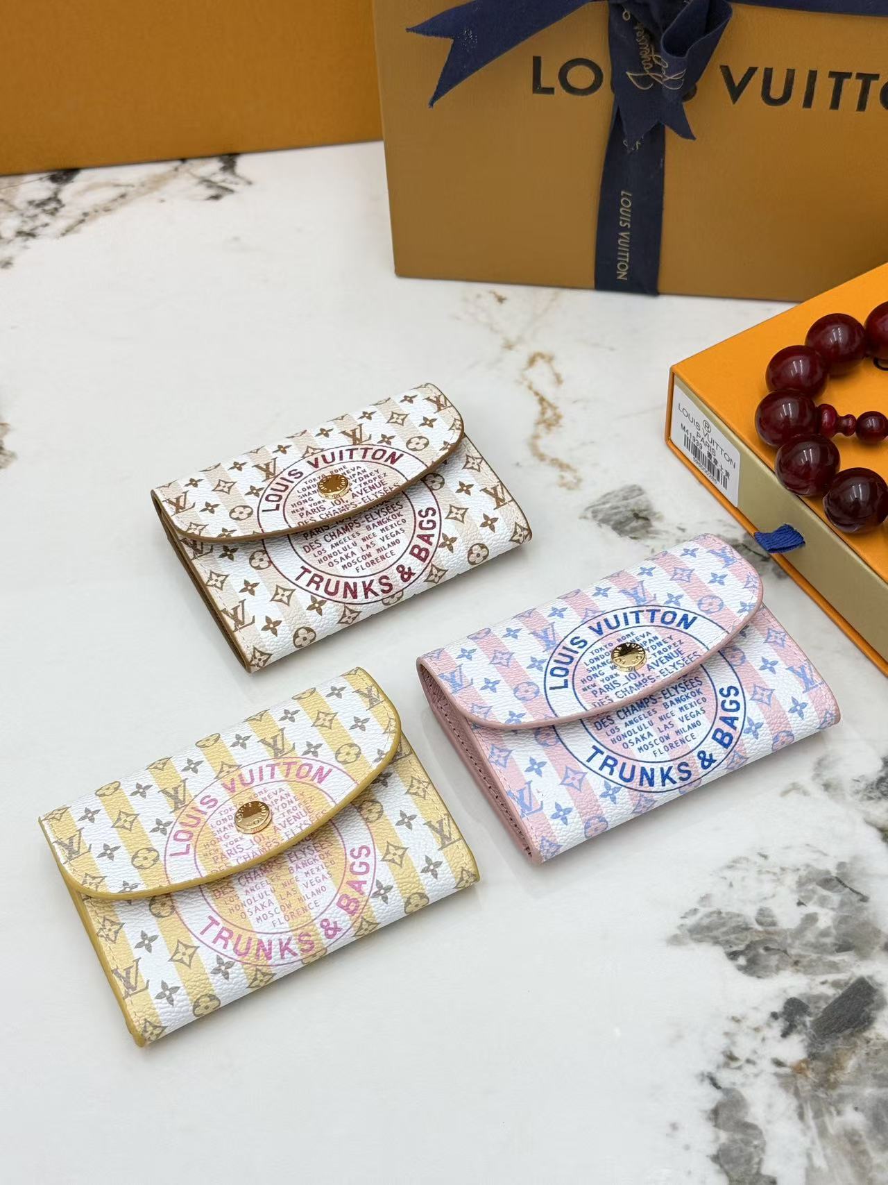 028_ZT lv 小銭入れ/カード入れ 11*8*2.5cm - 画像 (1)