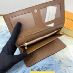 LV 長財布 三つ折り財布 ケース付き 58101 10*19 - 画像 (17)