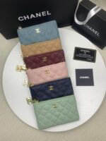 Chanel 名刺入れ 小銭入れ ケース付き 50167 14*10*1 - 画像 (3)